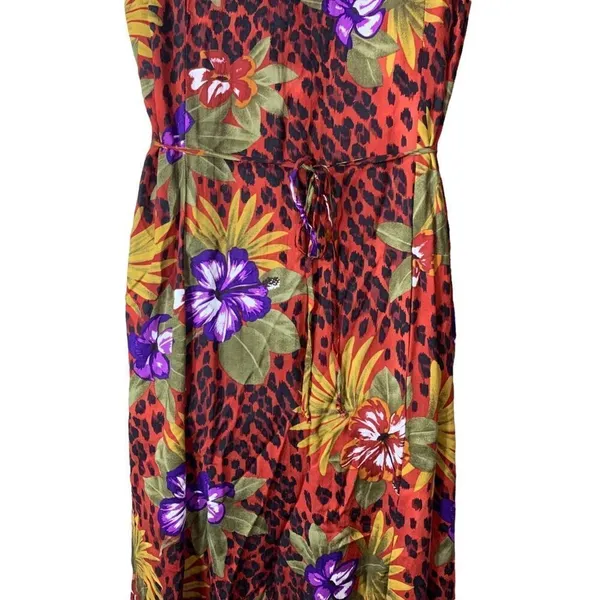 Vintage Scarlett sleeveless button front maxi dress‎ - Image 11