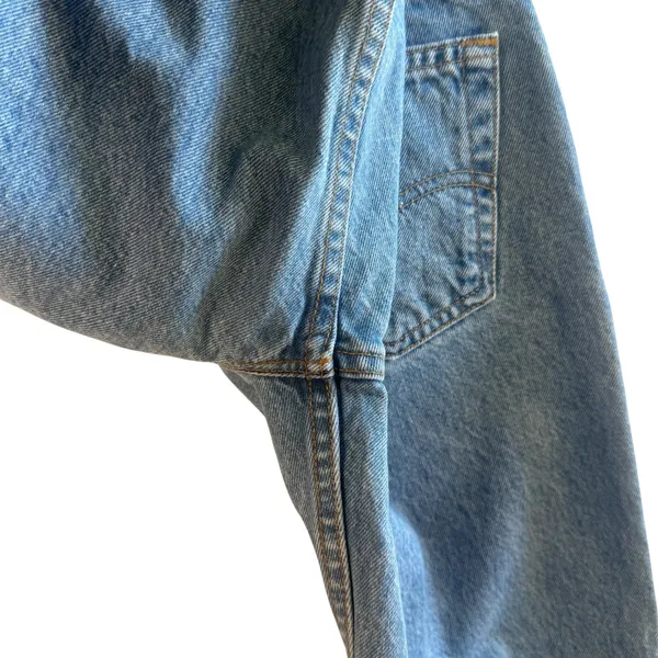 Levi's 550‎ Vintage 90s Mom Jeans Light Wash Denim High Waisted USA Made Size 9 - Image 11