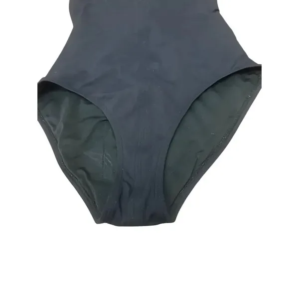 Proenza Schouler Womens Deep V Neck Maillot One Piece Swimsuit Black Size L/G - Image 3