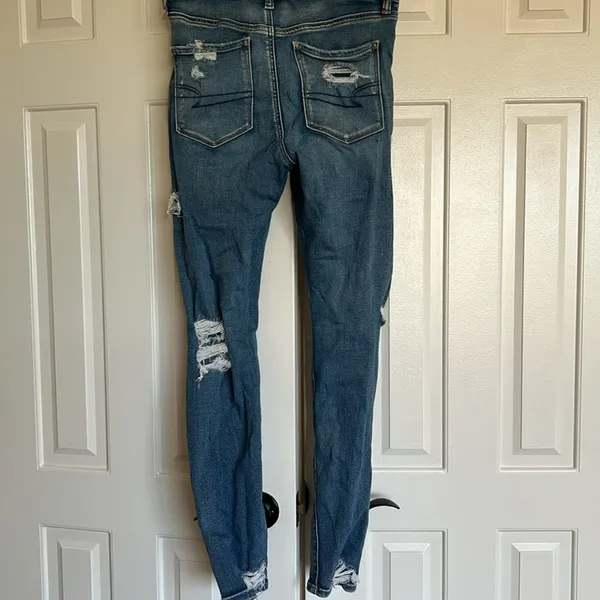American Eagle Distressed Jeggings - Image 3