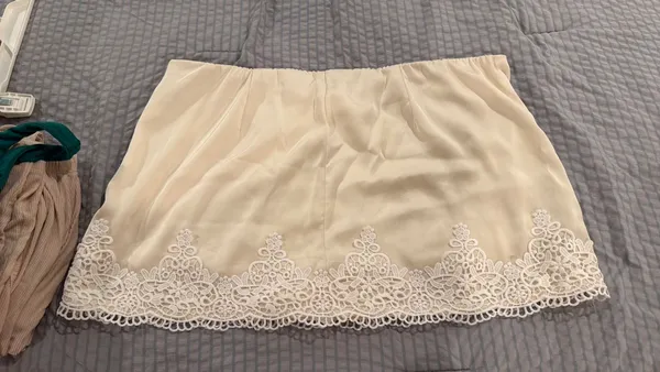 Silk Dress Amazon White - Image 6