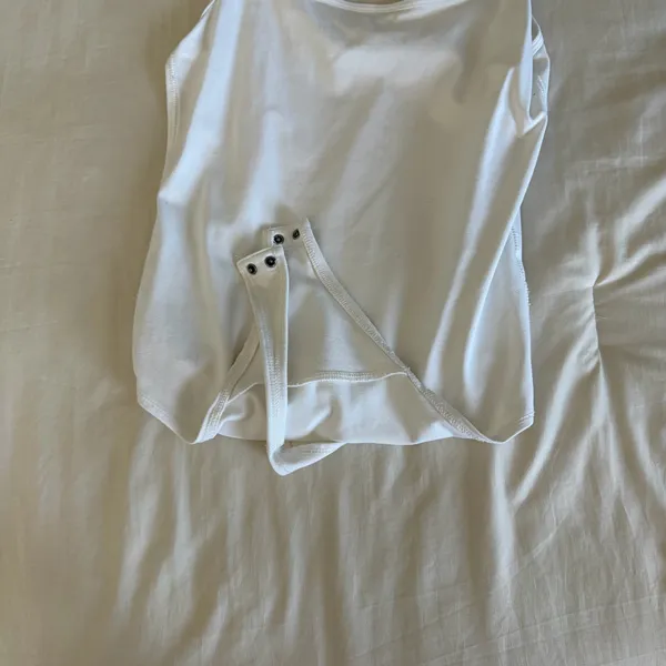 Abercrombie square neck white tank bodysuit - Image 3