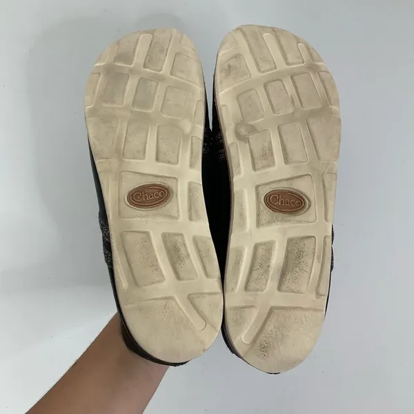 Chacos Black Leather Slip‎ On Mules Size 9.5 - Image 6