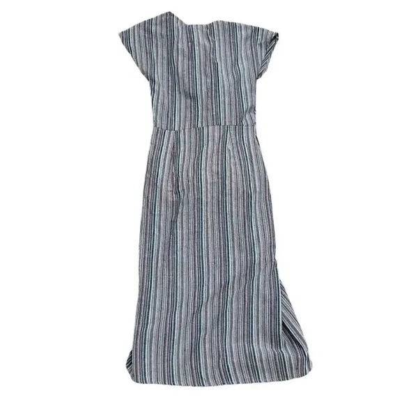 COPY - Vici Striped Twist Front Midi Dress Size Medium - Image 9
