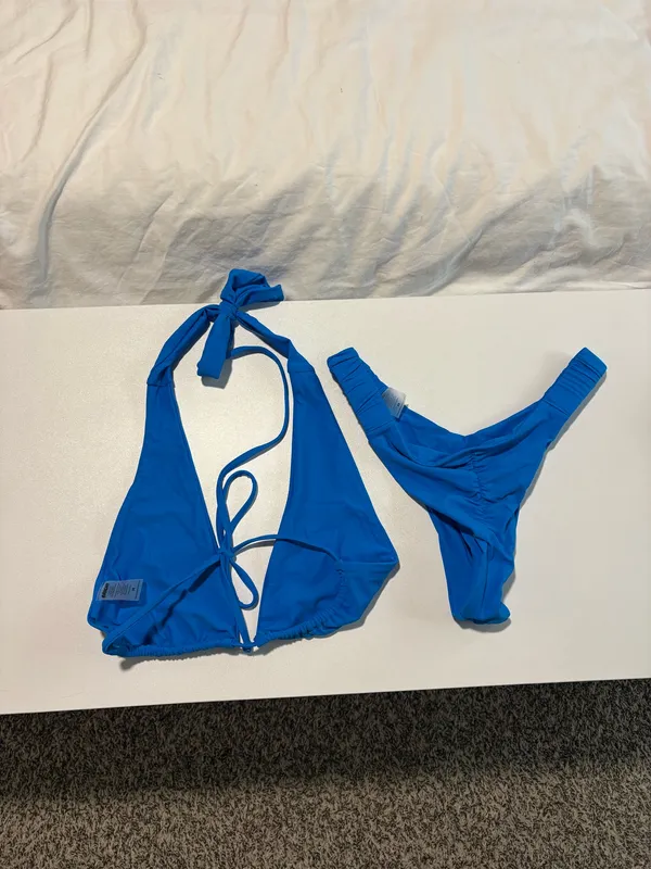 Bright Swimwear Blue Bikini Set  - Image 2