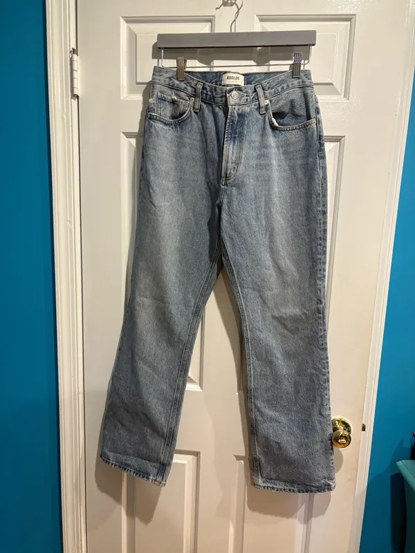 Agolde Vintage High Rise boot blue jeans sz 29 - Image 2