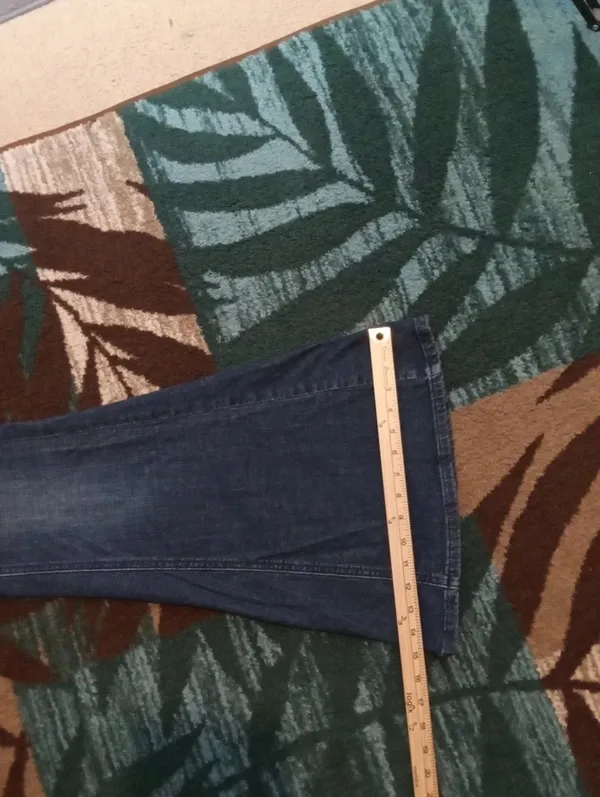 Pilcro Anthropologie High Rise Flare Jeans Blue Denium Medium Wash Womens 28 - Image 10