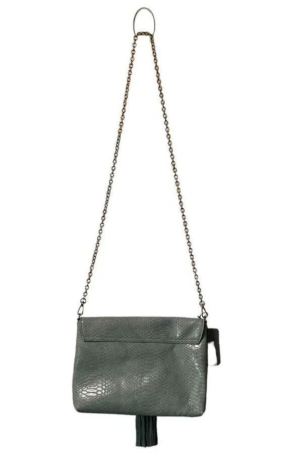 Anthropologie Street Level Real Suede Bag Purse Mint/Menth Designer Professional - Image 2