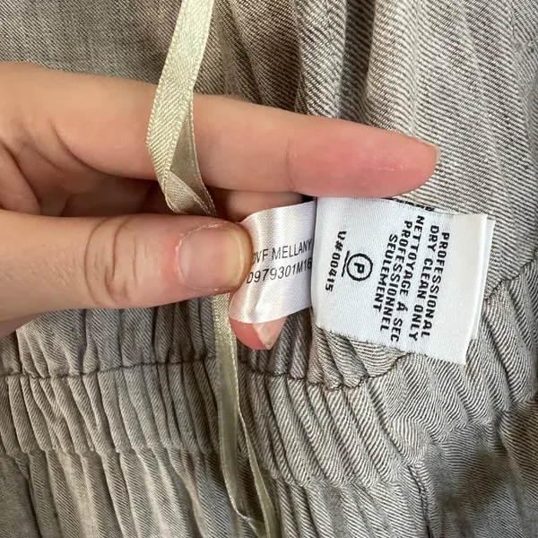 Diane Von Furstenberg DVF Sand Mellany Linen Blend Wrap Dress Size 6 - Image 12