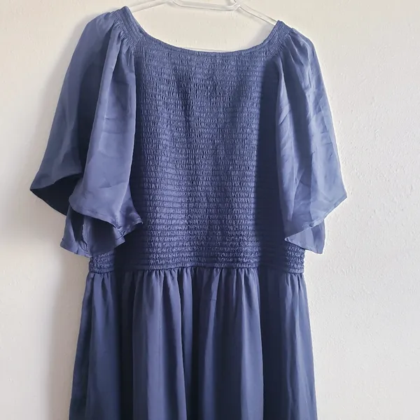 Baltic Born Lovell Smocked Midi Dress Short Sleeve New Without Tags - Image 8