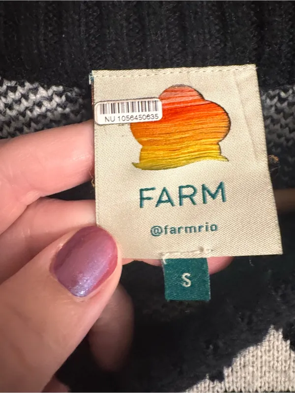 FARM RIO Deco Knit Crewneck Sweater - Image 4