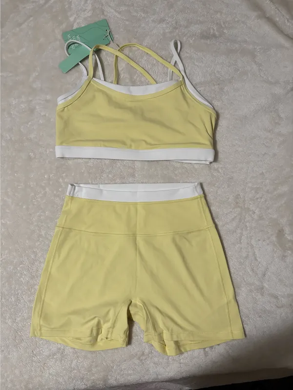 Yellow INNO MINT Workout Set Size M - Image 3