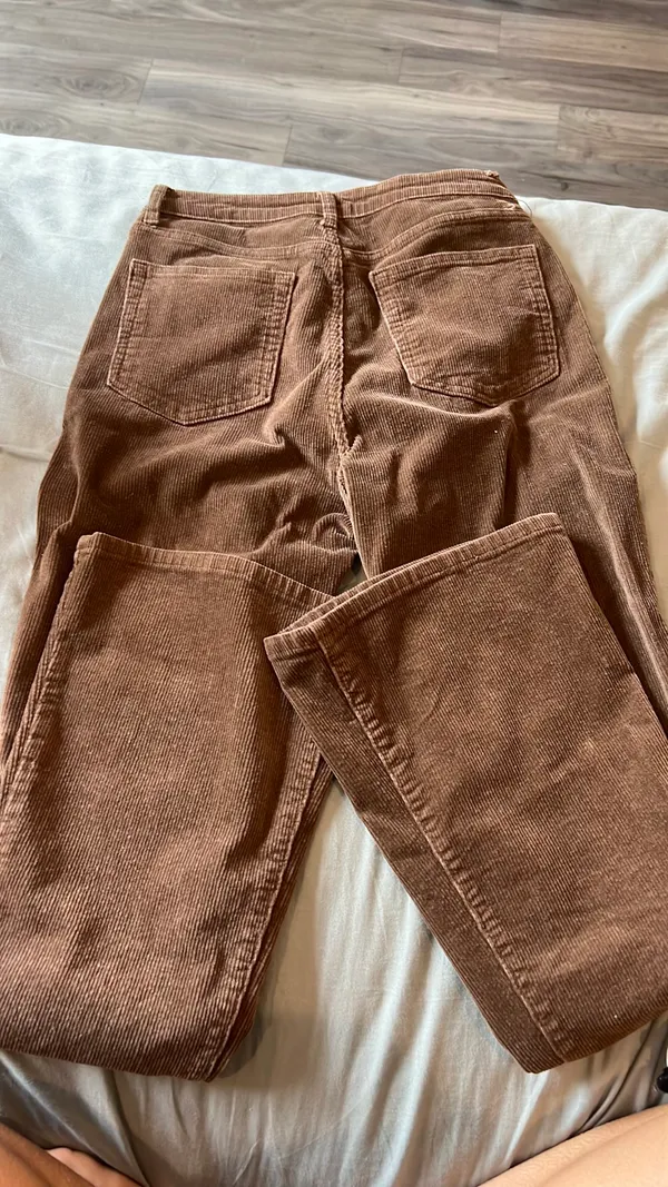 SheIn Brown Corduroy Pants - Image 2