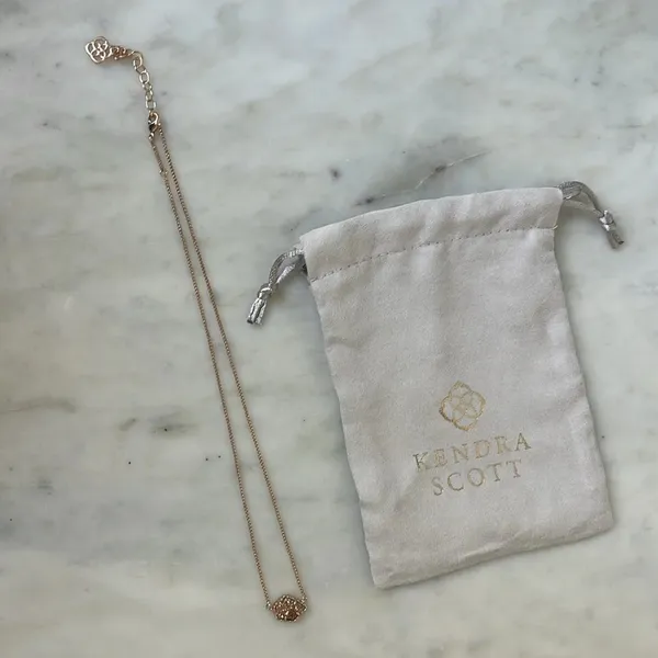 Kendra Scott Tess Rose Gold‎ Necklace - Image 3