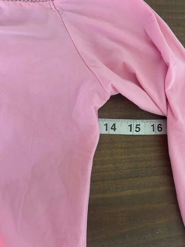 SKIMS Fits Everybody pink Picot Off The Shoulder Onesie XS - Image 7