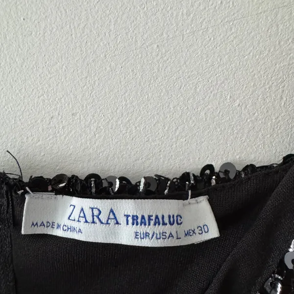 Zara Sequin Cami‎ Crop Top - Image 6