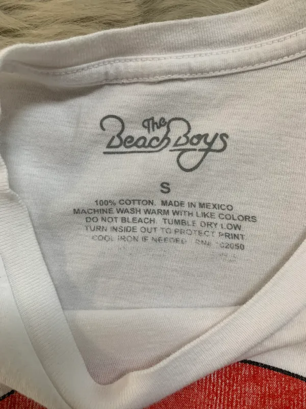 The Beach Boys T-Shirt White Size Small - Image 3