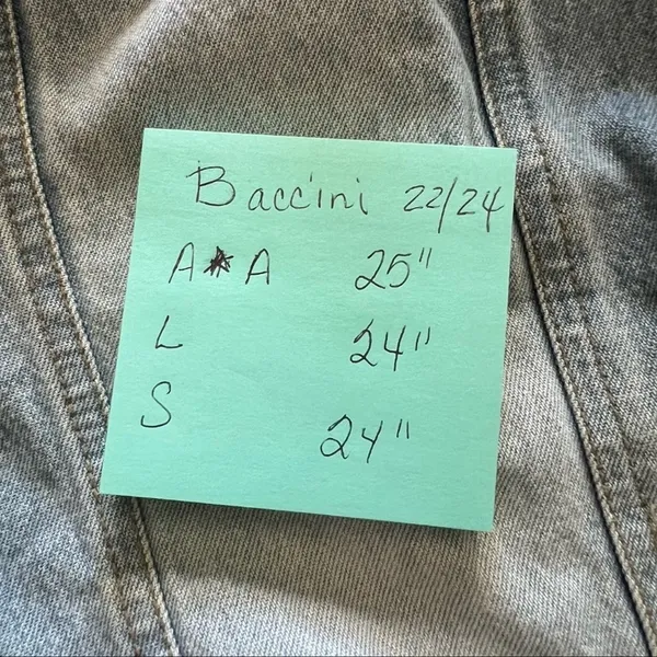 Baccini Denim Jacket in Washed Blue - Image 4