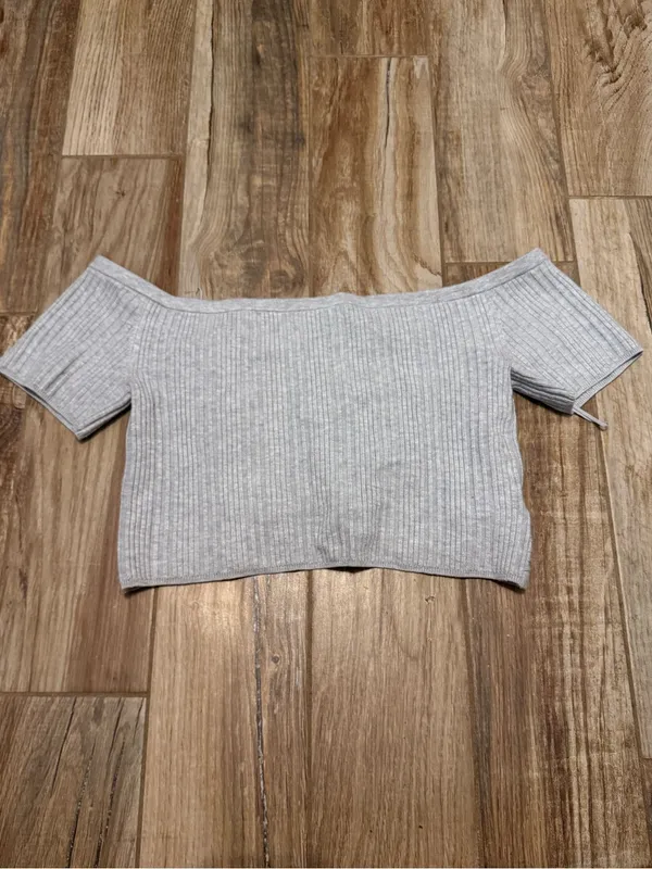 Aerie Reversible Sweater Cropped Top - Image 3