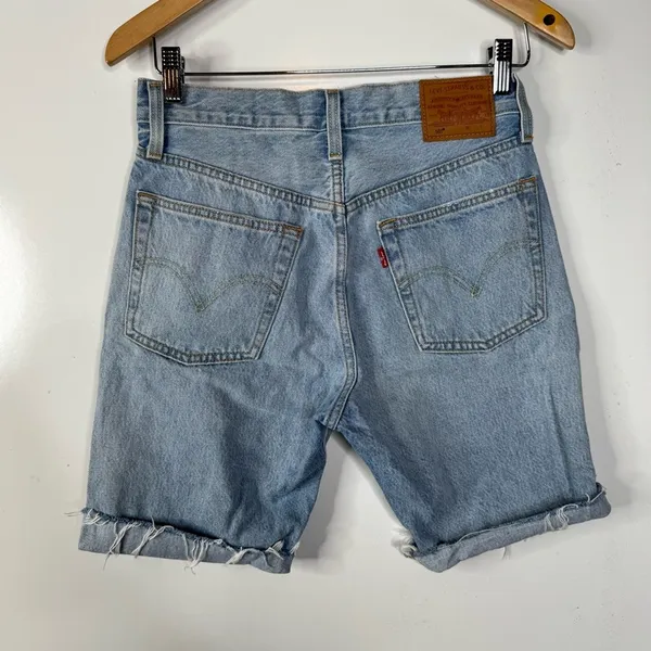 Levi’s 501 Cut Off Jean Shorts‎ Size 24 - Image 2