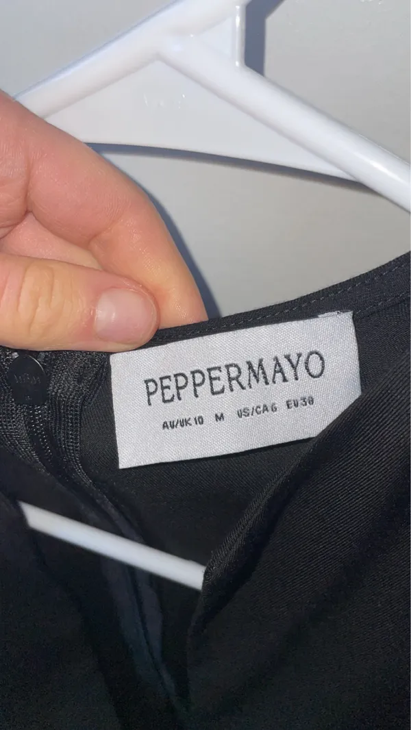 Peppermayo Exclusive- Cassia Mini Dress - Black - Image 3