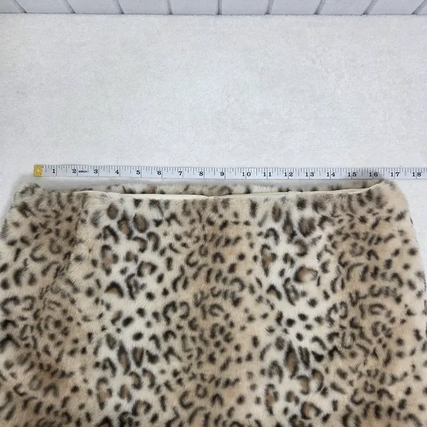 ROMWE Leopard Print Grunge Punk Spring Carnival Fluffy Mini Skort‎ Y2K Size L - Image 4
