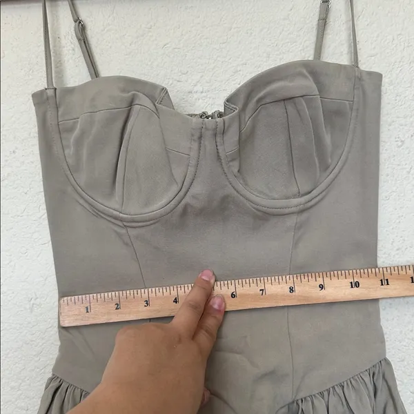 HOUSE OF CB XS D-DD 'Samaria' Taupe Corset Sun Dress‎ NWOT Size XS - Image 11