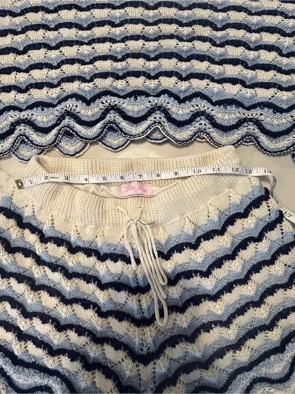 Pink Lily Sienna Stripe Set size small - Image 5