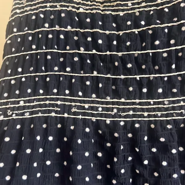 ✨SIDE PARTY Maud Smocked Black Sz Medium Dress✨ - Image 8