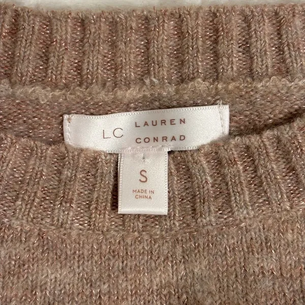 LC Lauren Conrad Brown Sweater with Llama Motif - Image 3