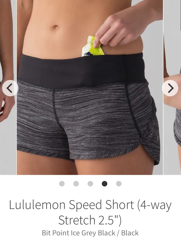 Lululemon speed short 4 way Stretch 2.5” size 6 - Image 10