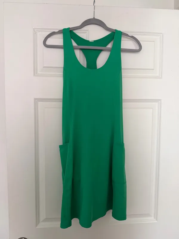 Green golf dress Size M - Image 4