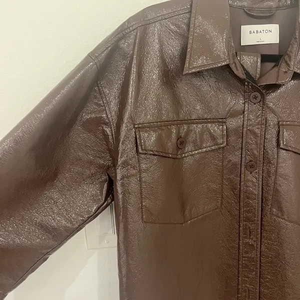 Aritzia Shirt Jacket with matching Belt - Image 3