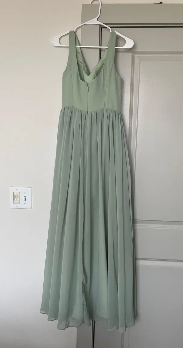 Bridesmaids Dress - Dusty Sage - Image 5