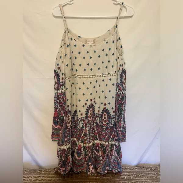 Altar’d State Cold Shoulder‎ Boho Dress Size Medium - Image 3