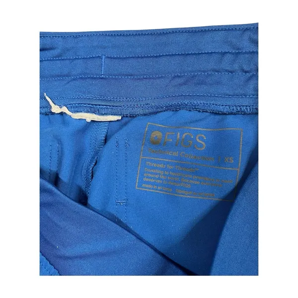 Figs Joggers Scrub Pants Women X Small Blue Zamora Technical Medical Utility - Image 9