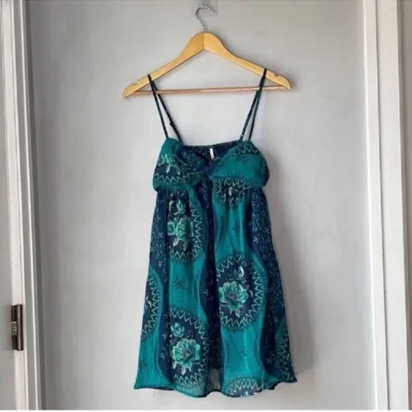 Free People Mermaid Eternal Spring Twist Baby Doll Dress - Image 3