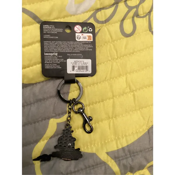 NWT Loungefly The Little Mermaid Triton's Gift Enamel Keychain - Image 3