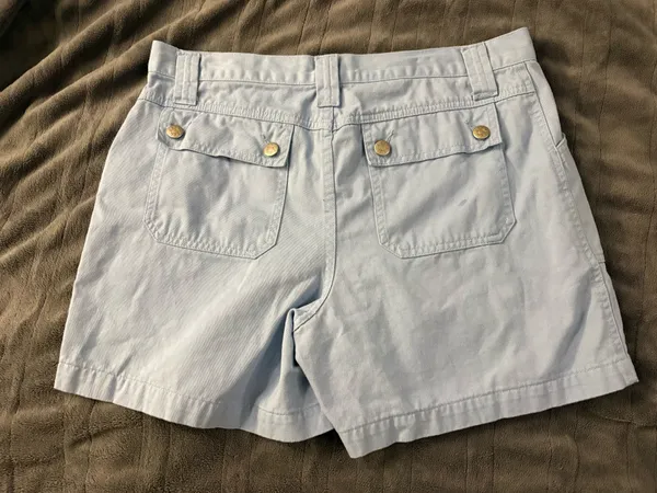 Vintage ZENA Jean Shorts blue 12 - Image 2