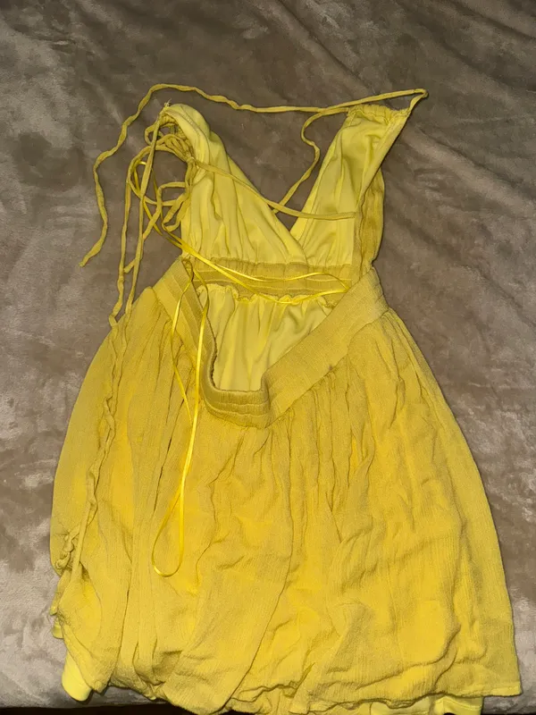 Palmetto Moon Boutique Yellow Sundress - Image 2