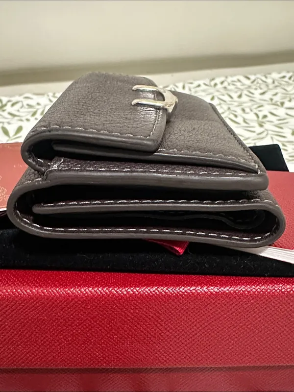 Cartier Leather Compact Wallet - Image 3