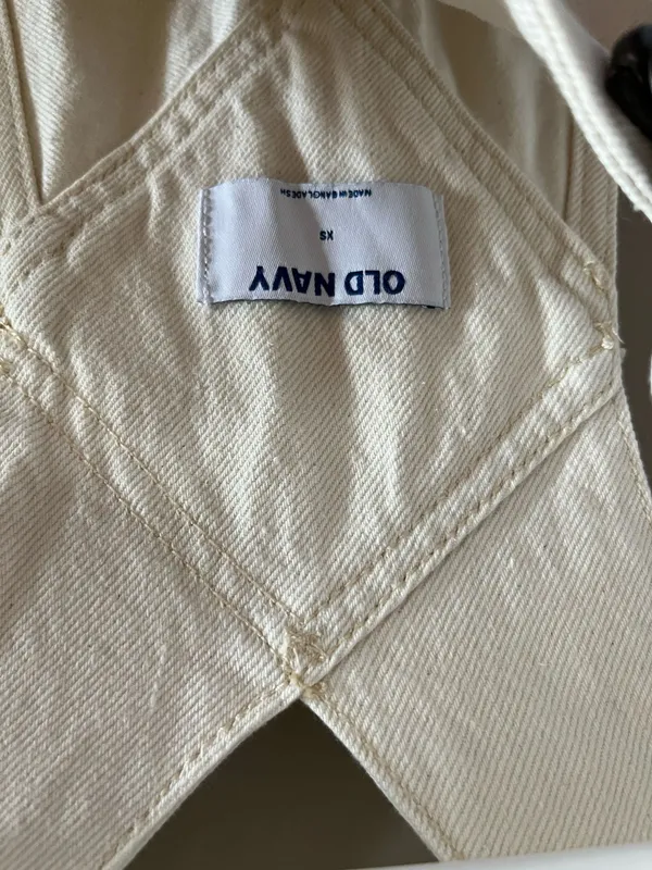 Old Navy Tan Short Overalls - Image 3