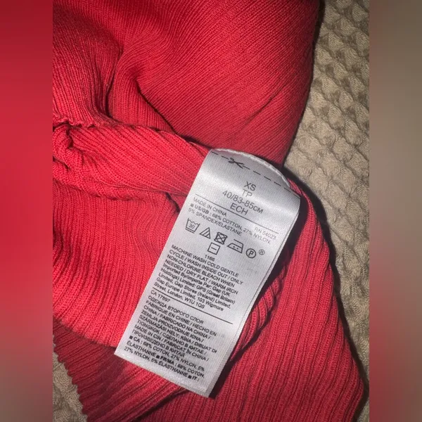Banana Republic Ribbed Elbow-Sleeve Sweater in Scarlet - Image 5
