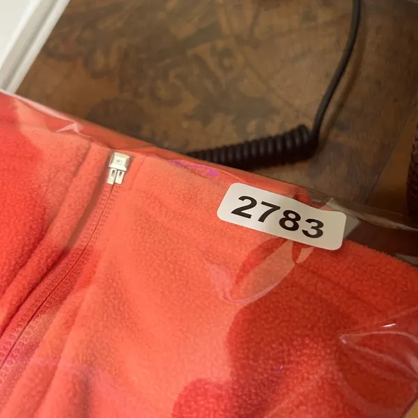 Columbia Jacket Womens S Orange Full Zip Long Sleeve Fleece Jacket Warm Soft‎ - Image 9