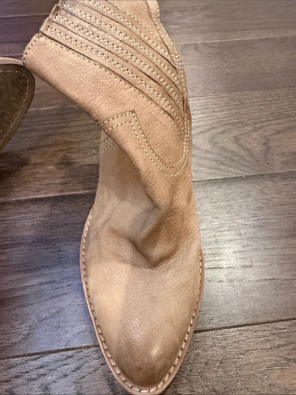 DOLCE VITA Jasper Brown Leather Western Ankle Booties Size 8? - C61-043 - Image 4