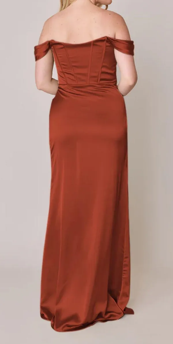 Revelry Paris Satin Dress - Image 2