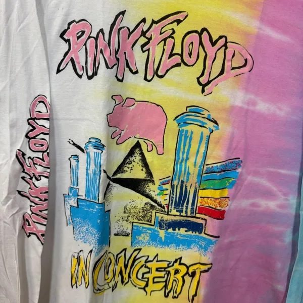 Pink FloydSplit Dye Animals l/s Rock shirt size XL - Image 2