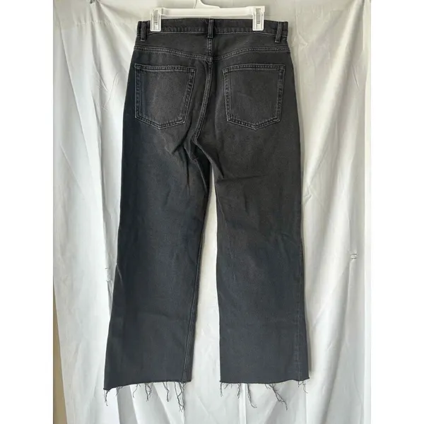 Reformation Jeans Cynthia High Rise Straight Leg Crop Jean in Monterey Size 29 - Image 2