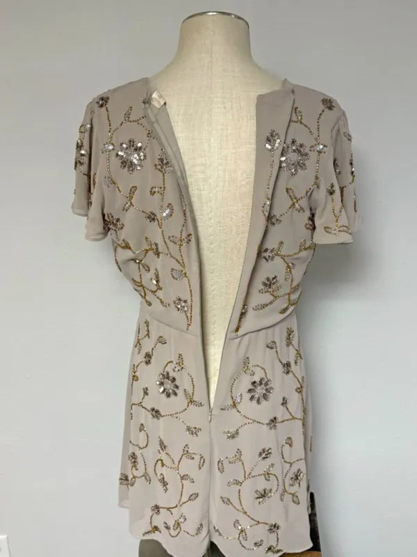Altar'd State Beaded Wrap Mini Dress - Image 7