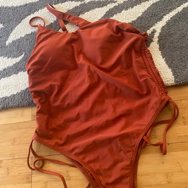 Lolisy Sexy One Shoulder Tummy Control Ruched Swimsuit High Cut Brazilian Bathing - Image 6